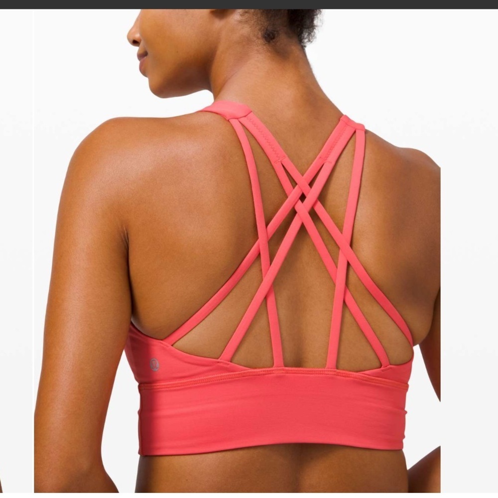 Lululemon Free To Be Serene Bra Long
Line 
Watermelon Red - Picture 2 of 6
